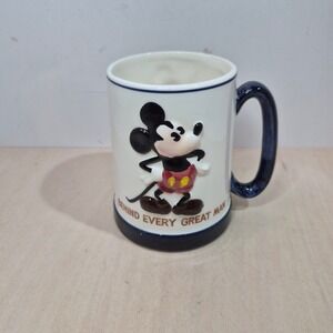 Walt Disney Productions Mickey Minnie Mouse Ceramic Mug